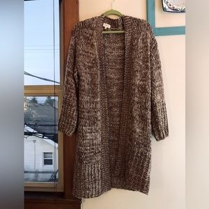 Cozy marled brown sweater, Sienna Sky